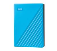 WD 4TB My Passport portable external storage, external hard drive, USB 3.0, portable HDD with software for device management, backup and password pro