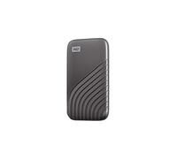 WD 500GB My Passport Portable SSD, External NVMe Solid State Drive, USB-C, up to 1050 MB/s, Works with PC, Xbox and Playstation, 2-meters drop resistance, Space Grey