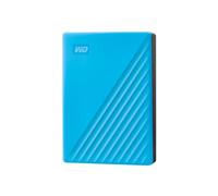 WD 5TB My Passport, Portable External Hard Drive, Blue, Backup Software | 5TB storage with 256-bit AES encryption and USB 3.2 for photos, videos and documents