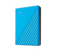 WD 5TB My Passport, Portable External Hard Drive, Blue, Backup Software with Defense Against ransomware, and Password Protection, USB 3.1/USB 3.0 Compatible - WDBPKJ0050BBL-WESN