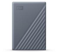 WD 5TB My Passport Works with USB-C, portable external hard drive, USB 3.2 Gen 1, software for device management, backup, password protection, Works with PC, Mac, Chromebook, Gaming Consoles, Grey