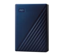 WD My Passport Portable Hard Drive - 6 TB, Blue (WDBK6C0060BBL-WESN) - New
