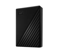 WD 6TB My Passport Portable External Hard Drive Black Backup Software with Defense Against ransomware and Password Protectio