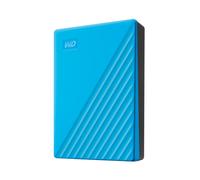 WD 6TB My Passport Portable External Hard Drive Blue Backup Software with Defense Against ransomware and Password Protection