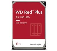 WD Red Plus WD60EFPX - Hard drive - 6 TB - internal - 3.5" - SATA 6Gb/s - 5400 rpm - buffer: 256 MB