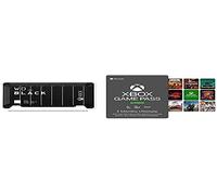 WD_BLACK D30 1TB Game Drive SSD for Xbox + Xbox Game Pass Ultimate | 3 Month Membership | Xbox/Win 10 PC - Download Code