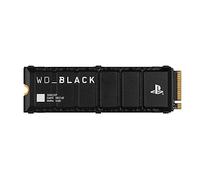 WD_BLACK SN850P 1TB PS5 SSD, Officially licensed for Playstation PS5 consoles, PS5 expansion card, Speeds up to 7300 MB/s, M.2 2280 PCIe NVMe, Exclusive Heatsink Design, Internal gaming SSD, Black