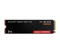 WD BLACK SN850X NVMe SSD 2TB (Up to 7,300 MB/s read speed, Up to 6,600 MB/s write speed, M.2 2280, PCIe Gen4, Gaming Storage Expansion, High Performance Internal solid state drive) POWERED BY SANDISK
