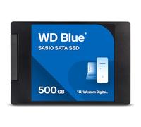 WD Blue SA510 500GB SSD, 2.5" SATA SSD, up to 560 MB/s, SSD 500GB, Includes Acronis True Image for Western Digital, Disk & Cloning Migration, Flexible backup & recovery, ransomware protection