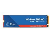 WD Blue SN5100 2TB NVMe SSD (7,1000 MB/s Read Speeds, M.2 2280, PCIe Gen 4.0, n Cache 4.0, Sandisk 3D CBA NAND technology, Acronis True Image data migration software)