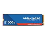 WD Blue SN5100 500GB NVMe SSD (6,600 MB/s Read Speeds, M.2 2280, PCIe Gen 4.0, nCache 4.0, Sandisk 3D CBA NAND technology, Acronis True Image data migration software)