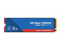 WD Blue SN5100 NVMe SSD 2TB (Up to 7,1000 MB/s read speeds, M.2 2280, PCIe Gen 4.0, n Cache 4.0, SANDISK 3D CBA NAND technology, Acronis True Image data migration software) POWERED BY SANDISK