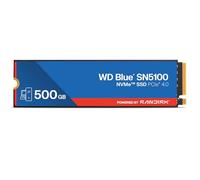 WD Blue SN5100 NVMe SSD 500GB (Up to 6,600 MB/s read speeds, M.2 2280, PCIe Gen 4.0, nCache 4.0, SANDISK 3D CBA NAND technology, Acronis True Image data migration software) POWERED BY SANDISK