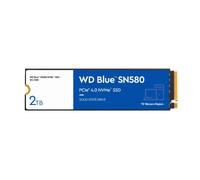 WD Blue SN580 2TB Fast SSD NVMe SSD M.2 up to 4150 MB/s read speeds, WDS200T3B0E