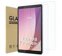 WD&CD 2 Pack Screen Protector Compatible with Lenovo Tab M8 4th Gen 8 inch, Tempered Glass Film Replacement for Lenovo Tab M8 4th Gen 8 inch【Anti Scratch 】【Anti Bubble】【High Definition】