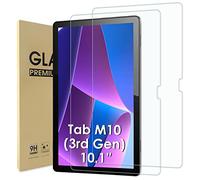 WD&CD 2 Pcs Screen Protector Compatible with Lenovo Tab M10 3rd Gen 10.1", Tempered Glass Film Replacement for Lenovo Tab M10 3rd Gen TB-328F/ TB-328X