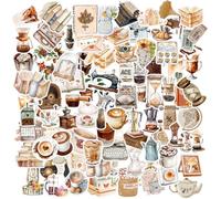 WD&CD Cute Reading Books Stickers, 90 Pcs Stickers Designs for Water Bottle, Phone, Skateboard, Laptop, Envelope Seals Decorations