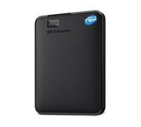 WD 4TB Elements portable external hard drive, USB 3.0 interface, portable external storage, Plug-and-Play, SuperSpeed USB 3.2 Gen 1, Formatted for PC and Mac, Black