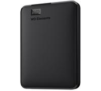 WD Elements SE Portable Hard Drive - 4 TB, Black, Black