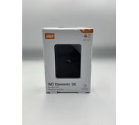 WD Elements SE Portable Hard Drive HDD - 4 TB, Black - WDBJRT0040BBK-WESN