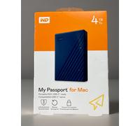 WD Hard Drive My Passport for Mac 4TB WDBA2F0040BBL-WESN