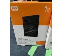 Western Digital My Passport external hard drive 1 TB 2.5" 3.2 Gen 1 (3.1 Gen 1) Black