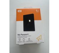 Western Digital My Passport external hard drive 1 TB 2.5" 3.2 Gen 1 (3.1 Gen 1) Black