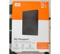 WD My Passport 2TB External Portable Hard Drive/HDD - Black