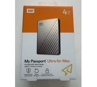 WD My Passport 4TB,External (WDBPMV0040BSL-WESN) Hard Drive Ultra For Mac