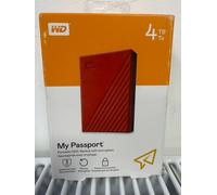 Western Digital My Passport external hard drive 4 TB 3.2 Gen 1 (3.1 Gen 1) Red