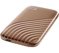 WD My Passport Portable External SSD 1TB - Gold, NVMe, USB-C
