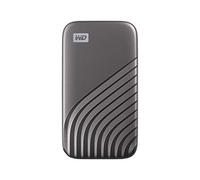 WD My Passport SSD, 2TB Portable External SSD, read speeds up to 1050 MB/s, write speeds up to 1000MB/s, Portable SSD, Works with PC, Xbox and Playstation, Space Grey
