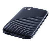 WD My Passport SSD, 2TB Portable External SSD, read speeds up to 1050 MB/s, write speeds up to 1000MB/s, Portable SSD, Works with PC, Xbox and Playstation, Midnight Blue