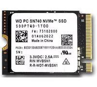 WD_PC Black 2TB SN740 M.2 2230 PCIe Gen 4.0 NVMe SSD for Handheld Gaming Devices, up to 5,150MB/s, Compatible with Steam Deck, Surface Pro Laptop, ROG Ally, MSI Claw, Legion Go Upgrade, 3D TLC (OEM)