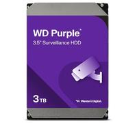WD Purple 3TB Surveillance 3.5" Internal Hard Drive, AllFrame Technology, 180BT/yr, 256MB Cache, 3 Year Warranty