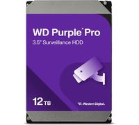 WD Purple Pro 12TB Surveillance AI HDD SATA 7200RPM, AllFrame AI, 5-Yr Warranty