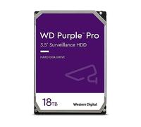 WD Purple Pro 18TB Smart Video 3.5" Internal Hard Drive, AllFrame Technology, 550TB/yr, 512MB Cache, 7200 RPM, 5 Year Warranty