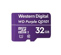 WD Purple SC QD101 32GB Smart Video Surveillance microSDHC Card, Ultra Endurance Up to 16 TBW