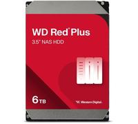 WD Red Plus WD60EFPX - Hard drive - 6 TB - internal - 3.5" - SATA 6Gb/s - 5400 rpm - buffer: 256 MB