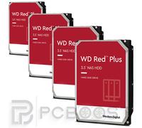WD Red PLUS & PRO Bundle 48, 40, 32, 24/16 TB 3.5” SATA x4 NAS HDD's 4/6/8/12TB