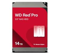 WD Red Pro 14TB NAS 3.5" Internal Hard Drive - 7200 RPM Class, SATA 6 Gb/s, CMR Recording Technology, 512MB Cache