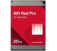 WD Red Pro 20TB NAS 3.5" Internal Hard Drive - 7200 RPM, SATA 6 Gb/s, CMR, 512MB Cache
