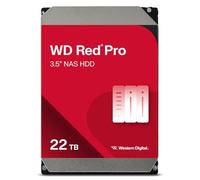 WD Red Pro 22TB NAS 3.5" Internal Hard Drive - 7200 RPM Class, SATA 6 Gb/s, CMR Recording Technology, 512MB Cache