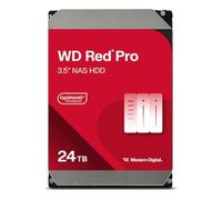 WD Red Pro 24TB NAS 3.5" Internal Hard Drive - 7200 RPM Class, SATA 6 Gb/s, CMR Recording Technology, 512MB Cache