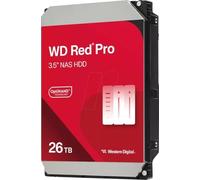 WD Red Pro 26TB NAS 3.5" Internal Hard Drive - 7200 RPM, SATA 6 Gb/s, CMR, 512MB Cache