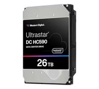 WD Ultrastar DC HC590 26TB SATA 6Gb/s 3.5" Enterprise Hard Drive - WUH722626ALE6L4 (0F65672) - High-Capacity Data Center HDD