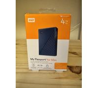 WD Western Digital My Passport For Mac External He’s Drive 4TB - Midnight Blue