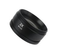 WD165 0.3X 0.5X 0.7X 1X 2X Barlow Lens Physical Microscope Lens Accessories Auxiliary Objective Lens 48mm Thread (Color : 2.0X)