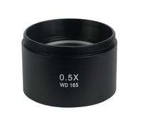 WD165 0.5X 0.7X 1.0X 2.0X Auxiliary Object Lens Microscope Camera Trinocular Stereo Zoom Microscope Barlow Glass Lens (Color : 0.5X)