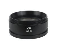 WD165 0.5X 0.7X 1.0X 2.0X Auxiliary Object Lens Microscope Camera Trinocular Stereo Zoom Microscope Barlow Glass Lens (Color : 2.0X)